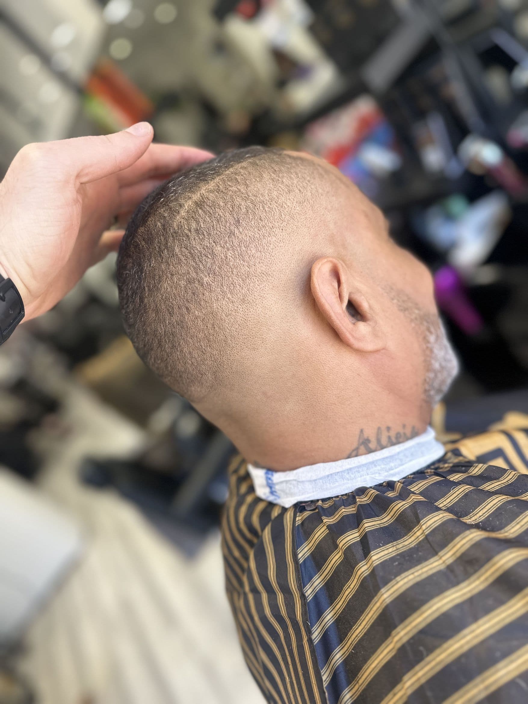 Detailed haircut finish from KD Barbers